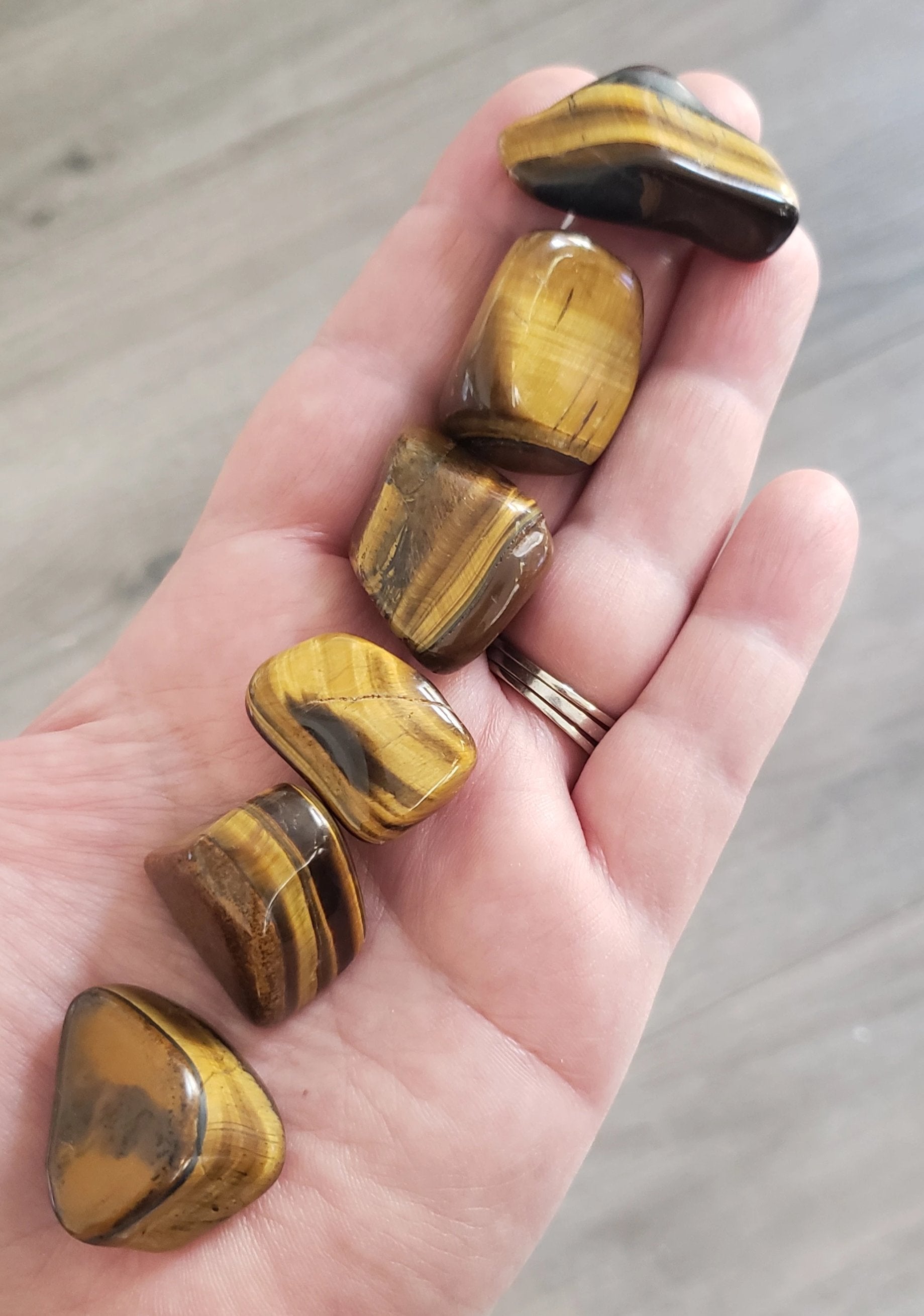 Tumbled Tiger's Eye Stones