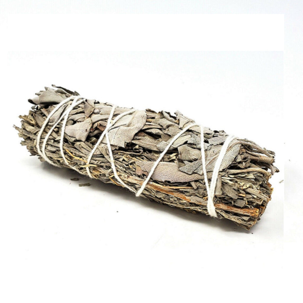 White Sage & Blue Sage Smudge Stick 3-4" - 2 PACK Bundle